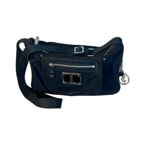 JUICY COUTURE BLACK ADJUSTABLE SINGLE STRAP  CROSSBODY OR SHOULDER BAG
